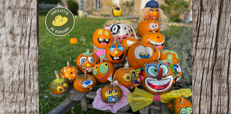Citrouilles décorées !